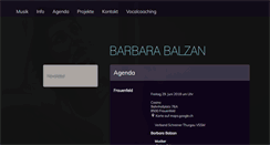 Desktop Screenshot of barbarabalzan.ch