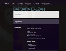 Tablet Screenshot of barbarabalzan.ch